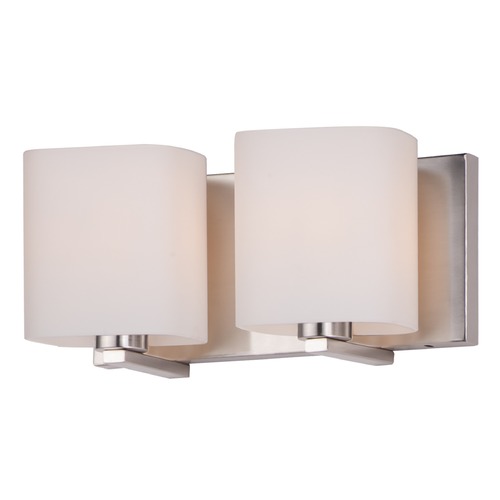Wrap Satin Nickel Bathroom Light by Maxim Lighting