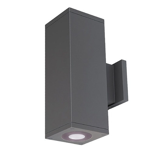 Cube Arch Graphite LED Outdoor Wall Light by WAC Lighting