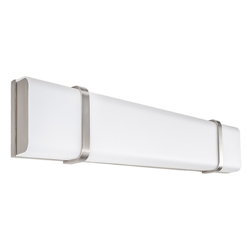 WAC Lighting Link Brushed Nickel LED Bathroom Light by WAC Lighting WS-180327-30-BN