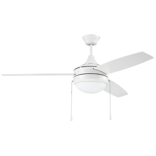 Phaze 52-Inch LED Fan in White by Craftmade Lighting