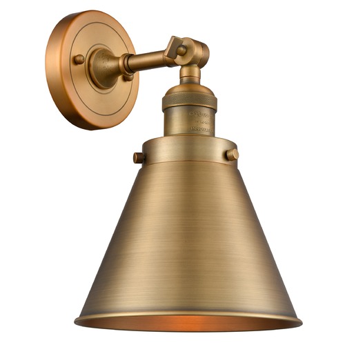 Appalachian Brushed Brass Sconce by Innovations Lighting