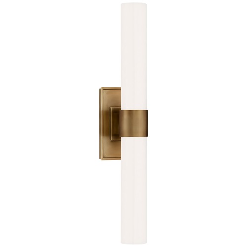 Visual Comfort Signature Collection Ian K. Fowler Presidio Double Sconce in Brass by Visual Comfort Signature S2164HABWG
