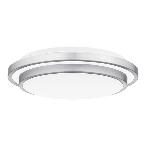 Quoizel Lighting Irving LED Semi-Flush Mount in Brushed Aluminum by Quoizel Lighting IVG1614BRA