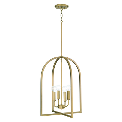 HomePlace by Capital Lighting Lawson Foyer Light in Aged Brass by HomePlace by Capital Lighting 548841AD