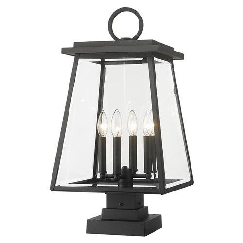 Broughton Black Post Light by Z-Lite