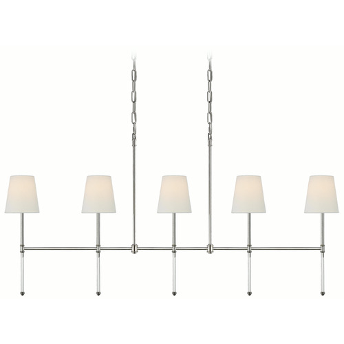 Visual Comfort Signature Collection Visual Comfort Signature Collection Suzanne Kasler Camille Polished Nickel Island Light SK5055PN-L