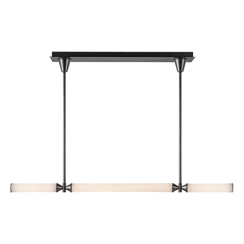 Edwin 48-Inch LED Linear Pendant in Urban Bronze by Alora Lighting