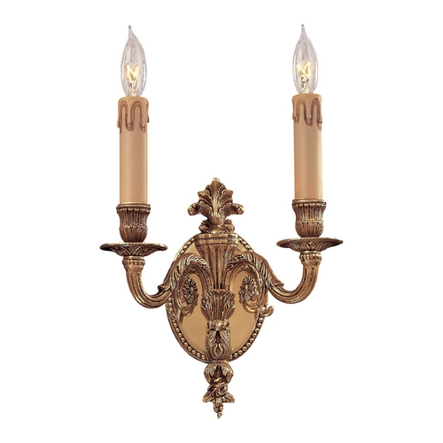 Metropolitan Lighting Sconce Wall Light in French Gold Finish N9812