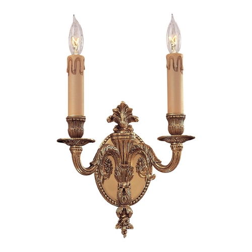 Sconce Wall Light in French Gold by Metropolitan Lighting