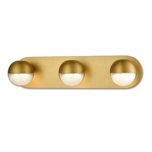Kuzco Lighting Pluto Brushed Gold LED Bathroom Light