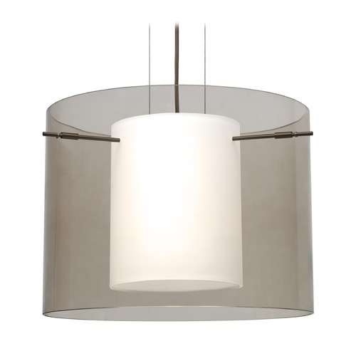 Besa Lighting Besa Lighting Pahu Bronze Pendant Light 1KG-S00707-BR