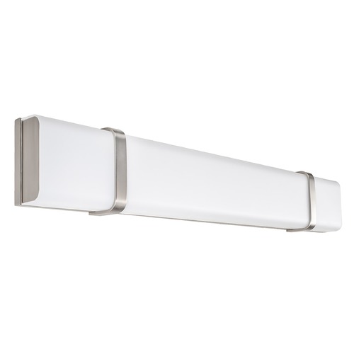 WAC Lighting Link Brushed Nickel LED Bathroom Light by WAC Lighting WS-180337-30-BN