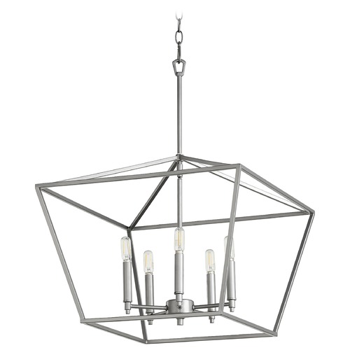 Quorum Lighting Gabriel Classic Nickel Pendant by Quorum Lighting 644-5-64