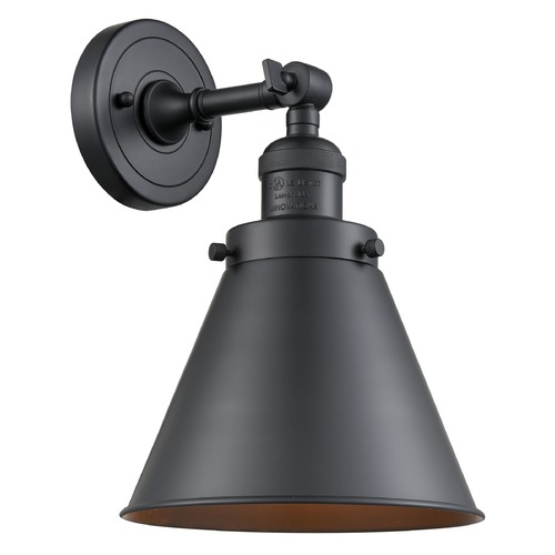 Appalachian Matte Black Sconce by Innovations Lighting