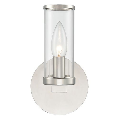 Revolve Polished Nickel Sconce by Alora Lighting