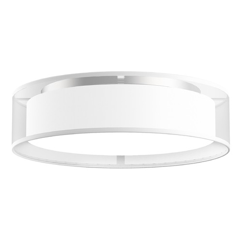 Kuzco Lighting Dalton 16-Inch LED Flush Mount with White Organza Shade FM7916-WOR