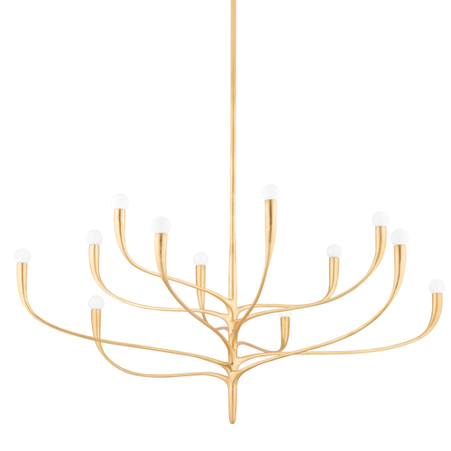 Labra 52-Inch Chandelier in Gold Leaf by Hudson Valley Lighting