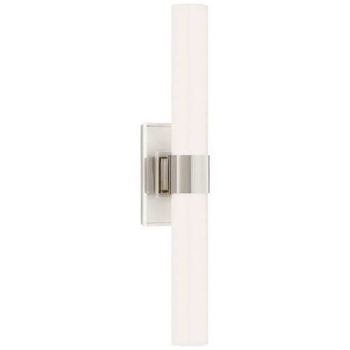 Visual Comfort Signature Collection Ian K. Fowler Presidio Double Sconce in Nickel by Visual Comfort Signature S2164PNWG