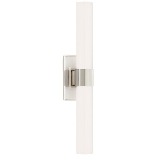 Ian K. Fowler Presidio Double Sconce in Nickel by Visual Comfort Signature