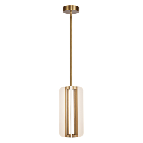 Anders LED Pendant in Vintage Brass by Alora Lighting