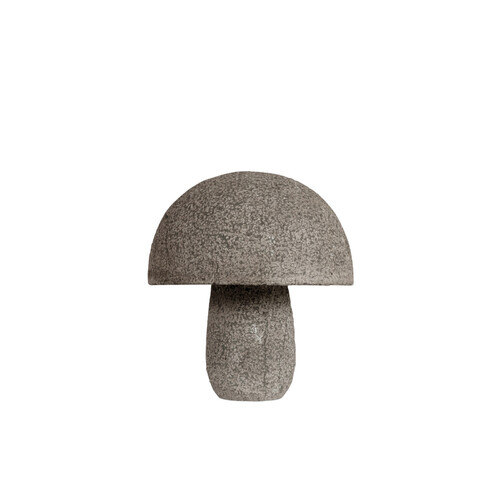Medium Granite Mushroom in Textured Brown by Currey & Company