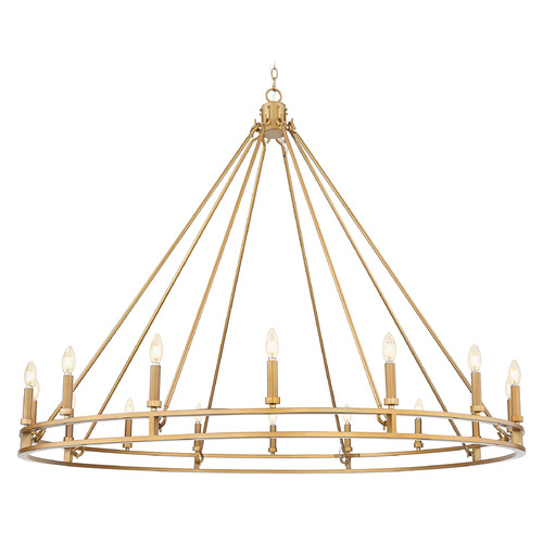 Z-Lite Dennison Signature Brass Chandelier