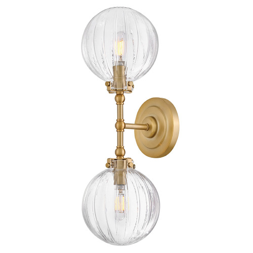 Hinkley Helene Lacquered Brass LED Sconce