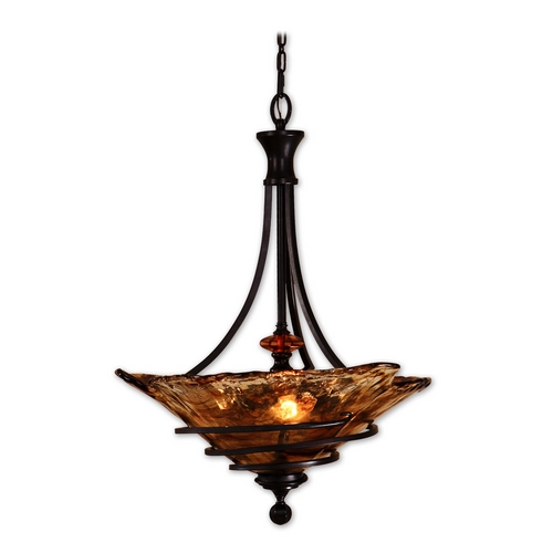 Vitalia 22-Inch Pendant in Oil Rubbed Bronze by Uttermost Lighting