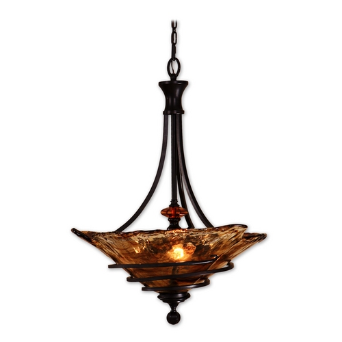 Uttermost Lighting Vitalia 22-Inch Pendant in Oil Rubbed Bronze by Uttermost Lighting 21904