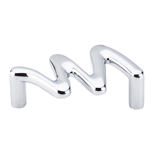 Modern Cabinet Pull in Polished Chrome Finish