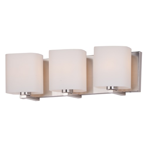 Wrap Satin Nickel Bathroom Light by Maxim Lighting