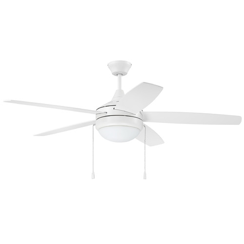 Phaze 52-Inch LED Fan in White by Craftmade Lighting