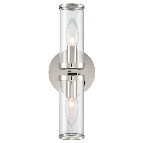 Alora Lighting Revolve 12.63-Inch Sconce in Polished Nickel by Alora Lighting WV309002PNCG