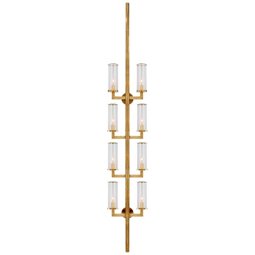 Visual Comfort Signature Collection Kelly Wearstler Liaison Statement Sconce in Brass by Visual Comfort Signature KW2204ABCG