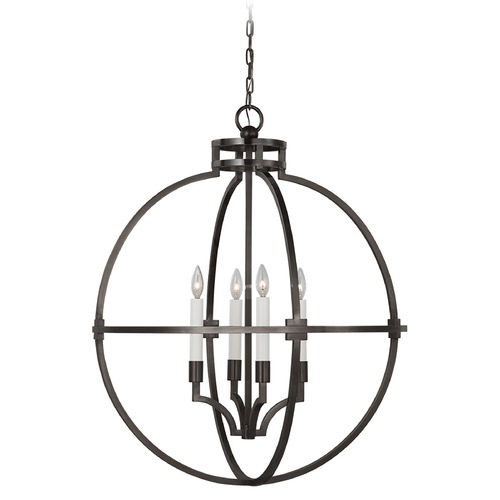 Visual Comfort Signature Collection Chapman & Myers' Lexie 30-Inch Lantern in Bronze by Visual Comfort Signature CHC5518BZ