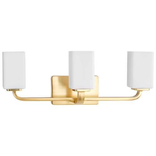 Progress Lighting Cowan Satin Brass Bathroom Light