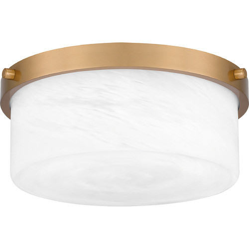 Quoizel Lighting Levine 12-Inch Flush Mount in Aged Brass by Quoizel Lighting QFL5590AB