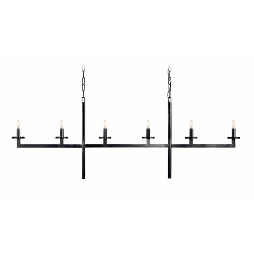 Kelly Wearstler Liaison Linear Chandelier in Bronze by VC Signature