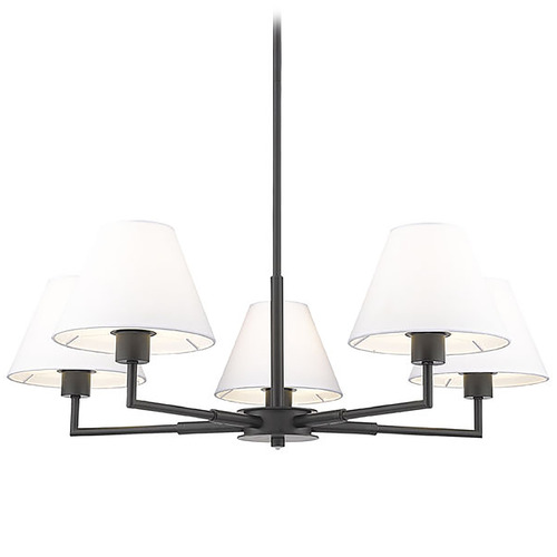 Z-Lite Leila Matte Black Chandelier