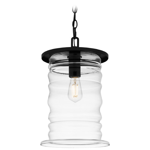 Quoizel Lighting Quoizel Lighting Noland Matte Black Mini-Pendant Light with Cylindrical Shade NAD1510MBK