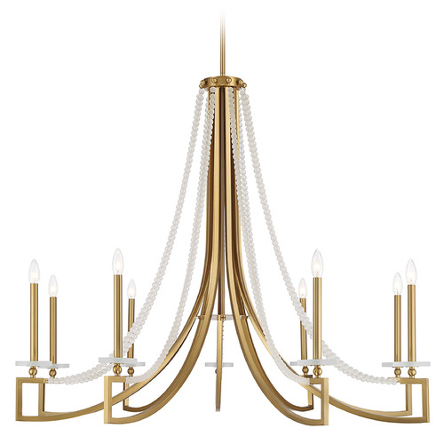 Savoy House Lighting Helen Warm Brass Chandelier