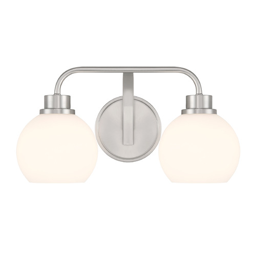Meridian Brushed Nickel Bathroom Light