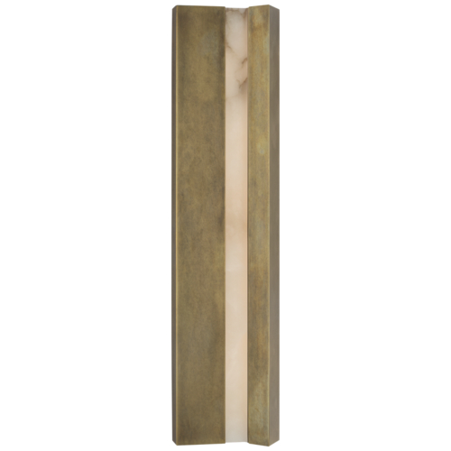 Visual Comfort Signature Collection Austera 32-Inch Sconce in Mottled Brass by Visual Comfort Signature AMB2041MTB-ALB