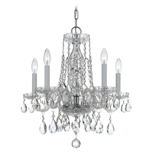 Crystorama Lighting Traditional Crystal Polished Chrome Crystal Chandelier