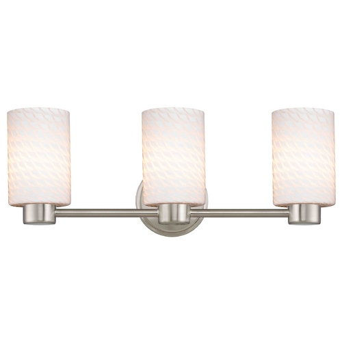 Design Classics Lighting Lighting Aon Fuse Satin Nickel Bathroom Light 1803-09 GL1020C