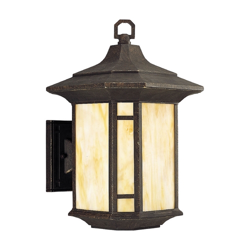 Arts and Crafts Outdoor Wall Light in Weathered Bronze by Progress Lighting