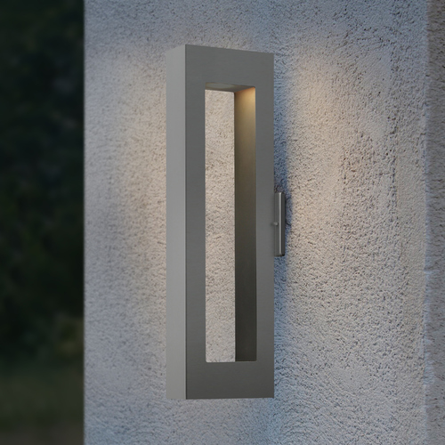 Hinkley Modern LED Outdoor Wall Light in Titanium Finish 1644TT-LED
