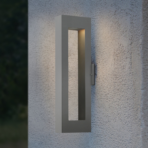 Atlantis 24-Inch LED Outdoor Wall Light in Titanium by Hinkley Lighting