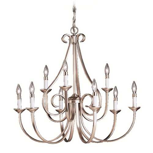 Dover 32-Inch Chandelier in Brushed Nickel by Kichler Lighting