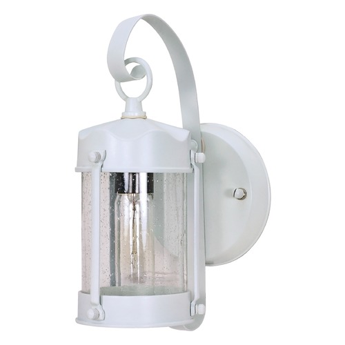 White Outdoor Wall Light by Nuvo Lighting